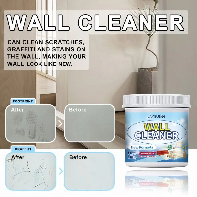 Jaysuing New Stain Scratch Removal Protective Cleaner Traceless White Renovation Paste Wall Repair Paint