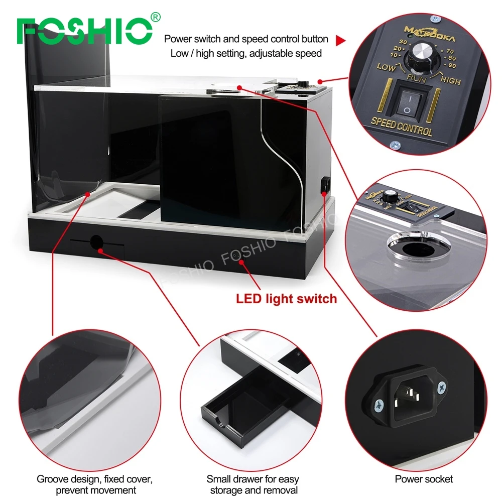 Foshio Speed Regulation Car Protective Film Impact Tester Machine(With Pebbles