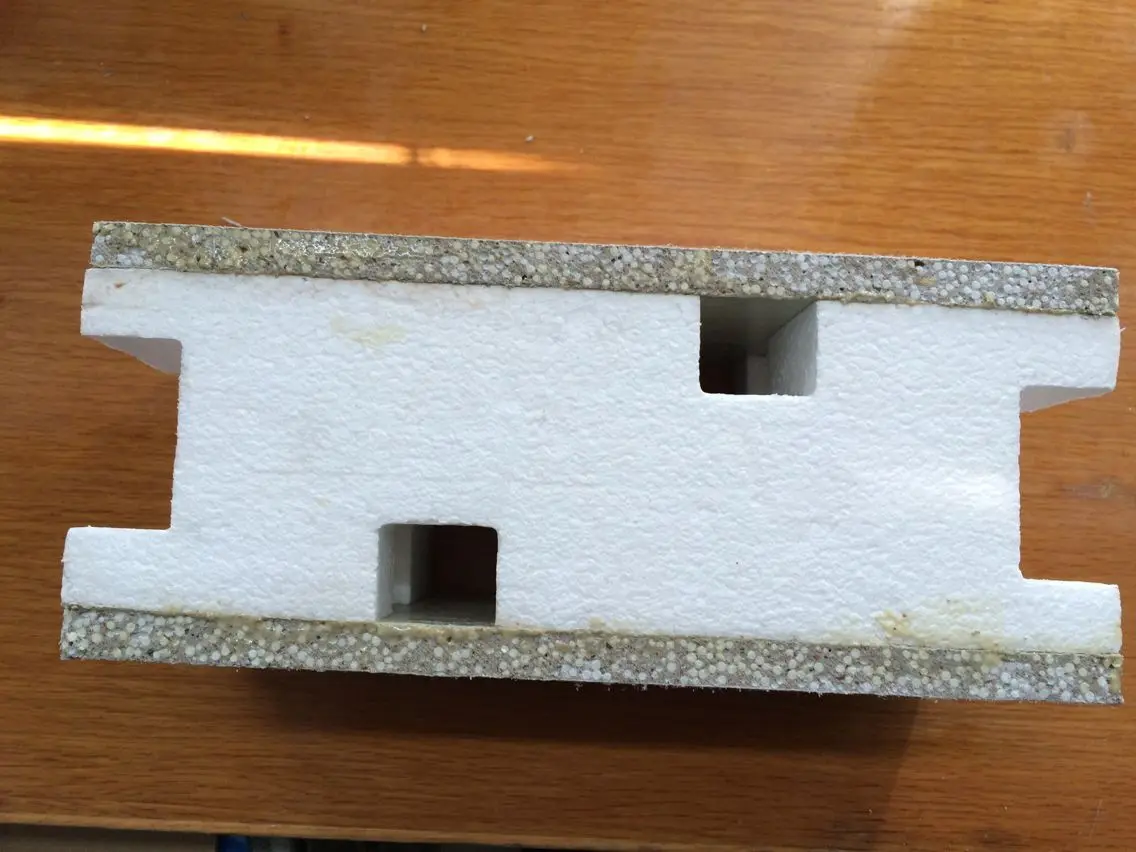 Lightweight fireproof fiber cement insulated panels for exterior wall sound insulation eps cement sandwich panels for villa