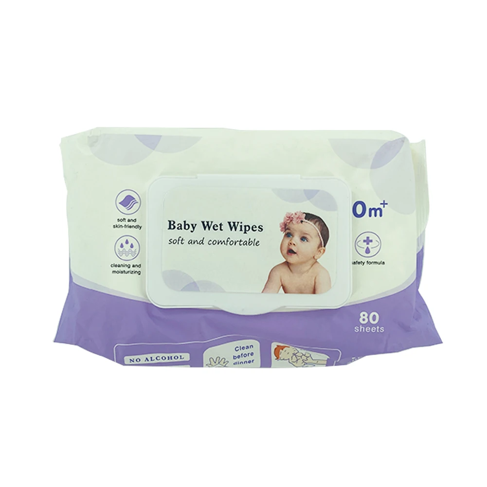 Customize Sensitive Water Baby Wipe Organic Biodegradable