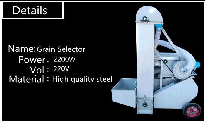 High Efficient seed selector for planter Vibration Grain Cleaner Bean Seed Cleaning Machine
