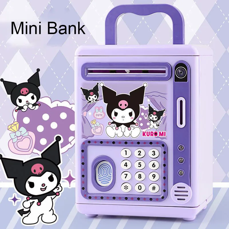 Новый Kuromi Cinnamoroll моя мелодия Sanrio Kawaii милый детский Сейф мультяшная Копилка только входит и выходит из копилки