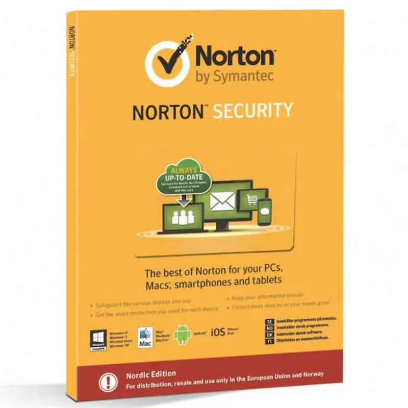Norton 360 Deluxe 1 year 1 user computer software email delivery antivirus