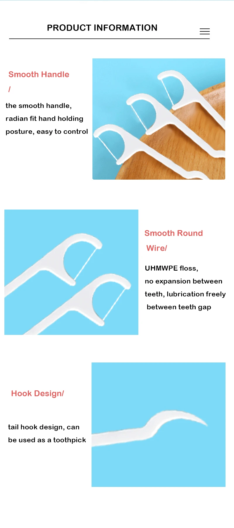 Eco-friendly Y-shaped toothpicks, mint toothpicks, PS food pens, toothpicks