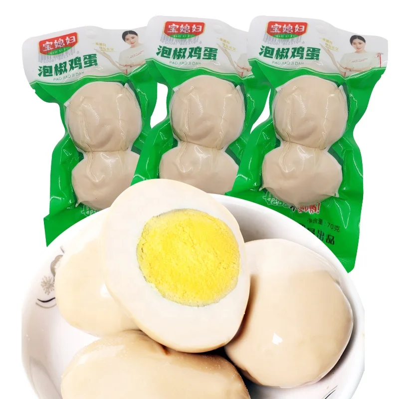 Rattan Pepper Salted Egg/Snack Original Spicy Salted Egg Snacks Fast Food