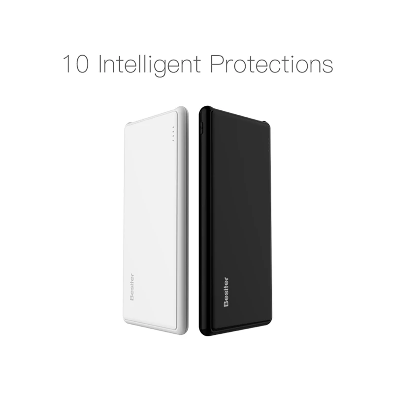 Very Slim Power bank promotional gift High Capacity Li-polymer Battery 10000 mah Powerbank