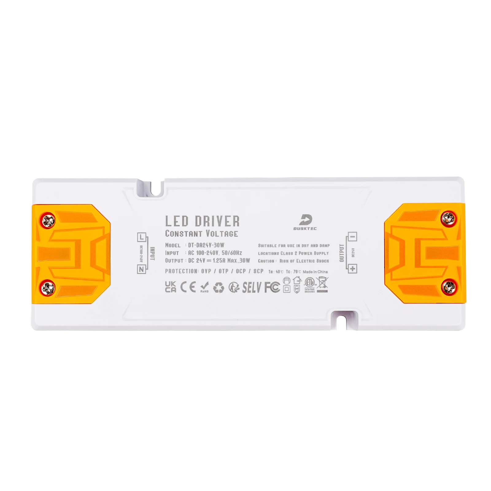 DUSKTEC Led Driver 15W-60W Constant voltage Led Power Supply for led light led driver for christmas lights