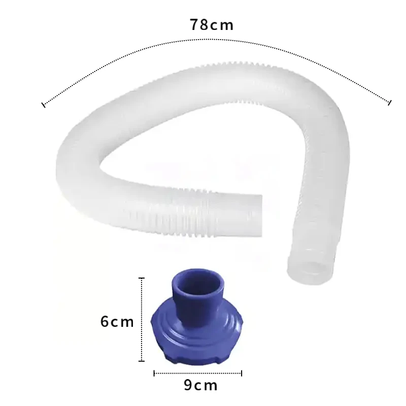Pool Skimmer Hose and Adapter B Replacement Part Set for Above Ground Swimming Pool Skimmer Kit