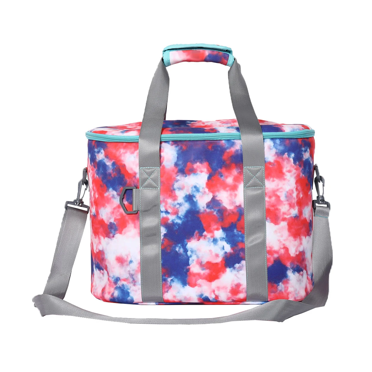 Neoprene lunch bag  Custom logo printed insulated lunch bag picnic box tote with zipper Lunch Tote Bags unisex