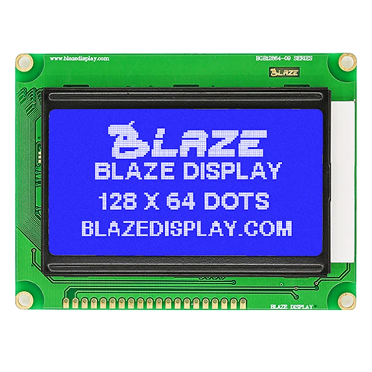 STN blue display LCD 128x64 COB chip on board WG12864B-TMI-V#N