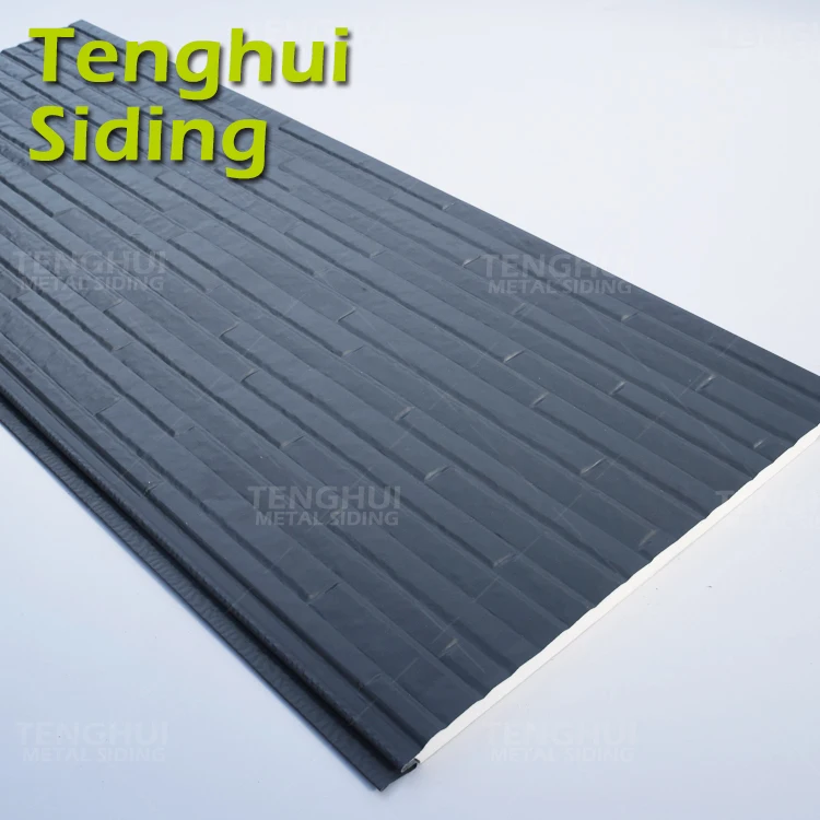Tenghui Siding Construction Outdoor Exterior Structural Insulated Metal Wall Siding Panel