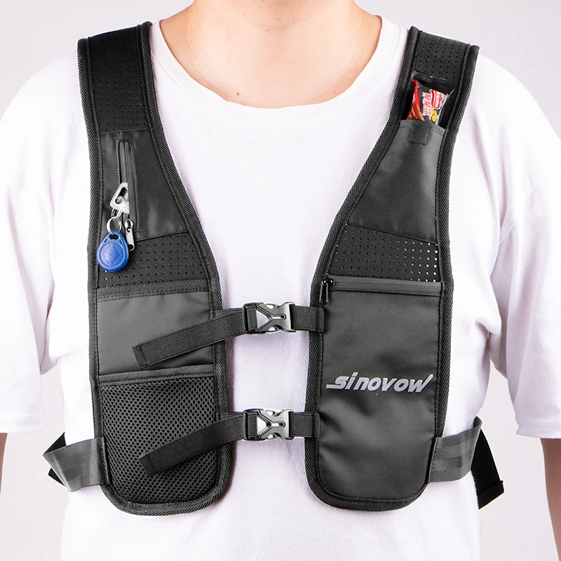 Custom Logo Outdoor Trail Sports Breathable Reflective Neoprene Hydro Hydration Pack Backpack Vest For Running Hiking Cycling