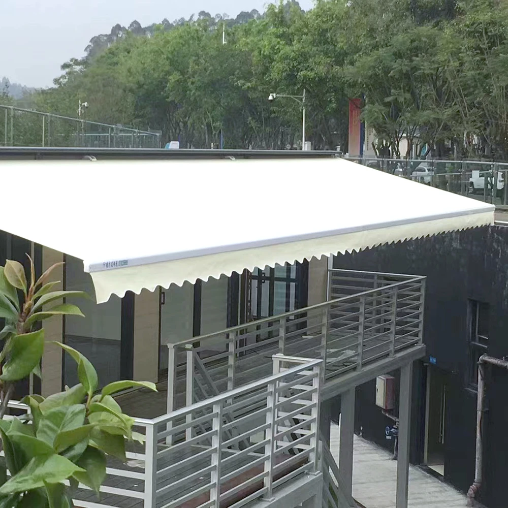modern canopy design waterproof store outdoor custom electric retractable awning canopies