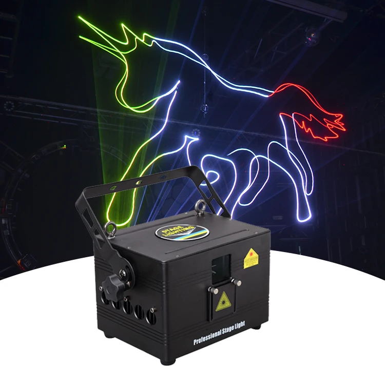 1w 10w rgb club disco animation laser light bar