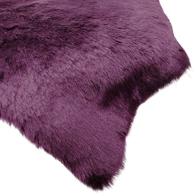 Yuyuang Новый Фиолетовый длиной 2 см волосатый имитирующий мех кролика шитье diy воротник из одежды игрушки ручной работы ковер искусственного меха ткани