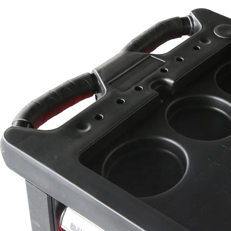 Автомобильный ящик для инструментов, Мобильная тележка для инструментов, металлический ящик для инструментов