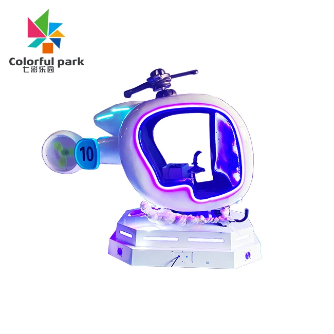 Hot Sale Flight VR Simulator, Cockpit, Airplane, Coin Operation, Game Machine, Virtual Reality Simulator, Flying VR Helicopter