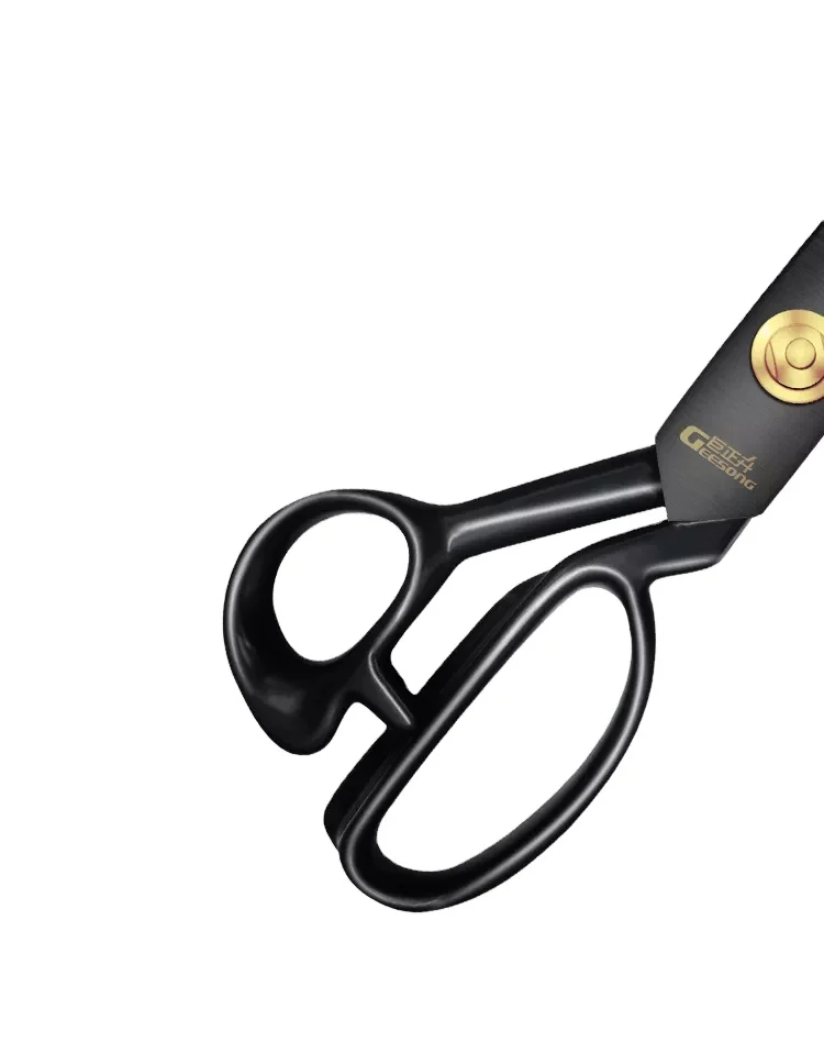 10 Inch Black Clothes Fabric Scissors Tailor Scissors  For Sewing