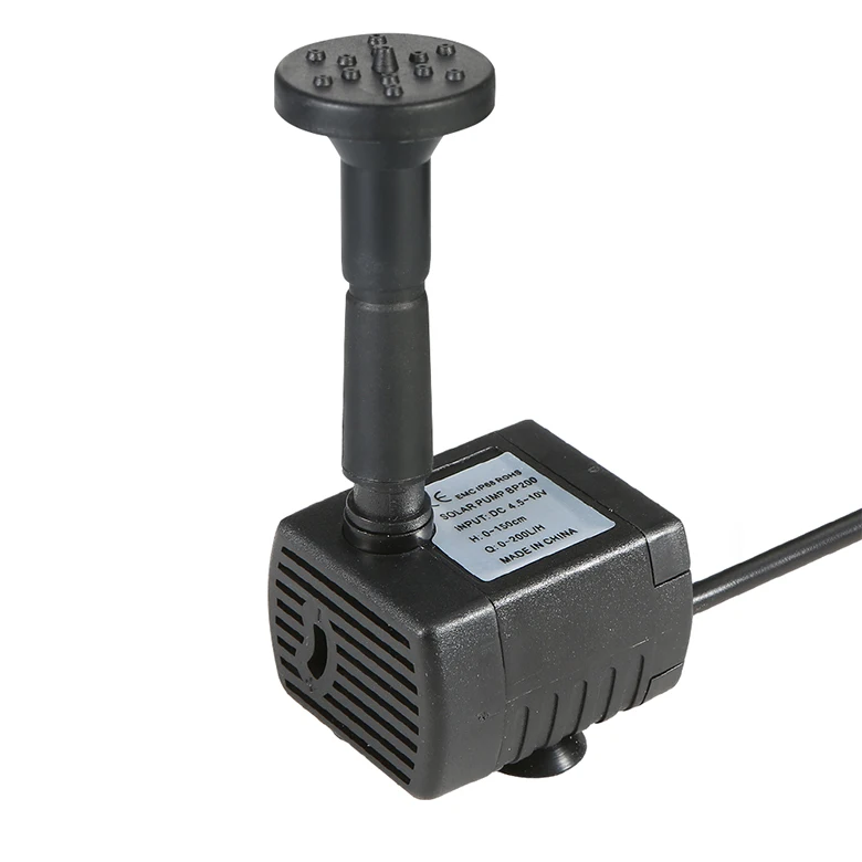 Solar Powered Water Pump Waterfalls Solar Panel Solar Fountain Pump for Bird Bath Fish Tank Pond Water Pump Garden Decoration