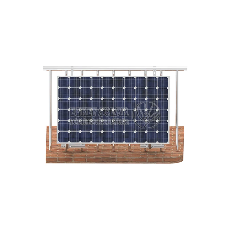 Solar New Energy Balcony Photovoltaic System Balcony Wall PV Mounting System Holder Balcony Solar System