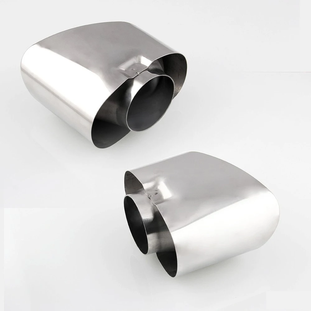 T304 Stainless steel exhaust pipe muffler tip for BMW X5 E70