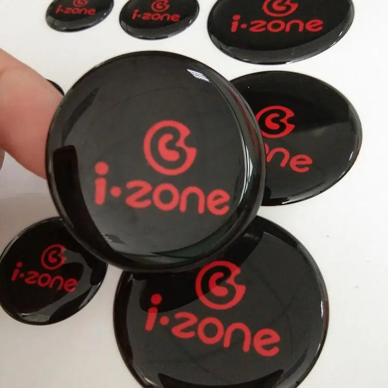 Custom 3d Dome Resin Stickers Self-adhesive Waterproof Transparent Clear Logo Labels Epoxy Stickers
