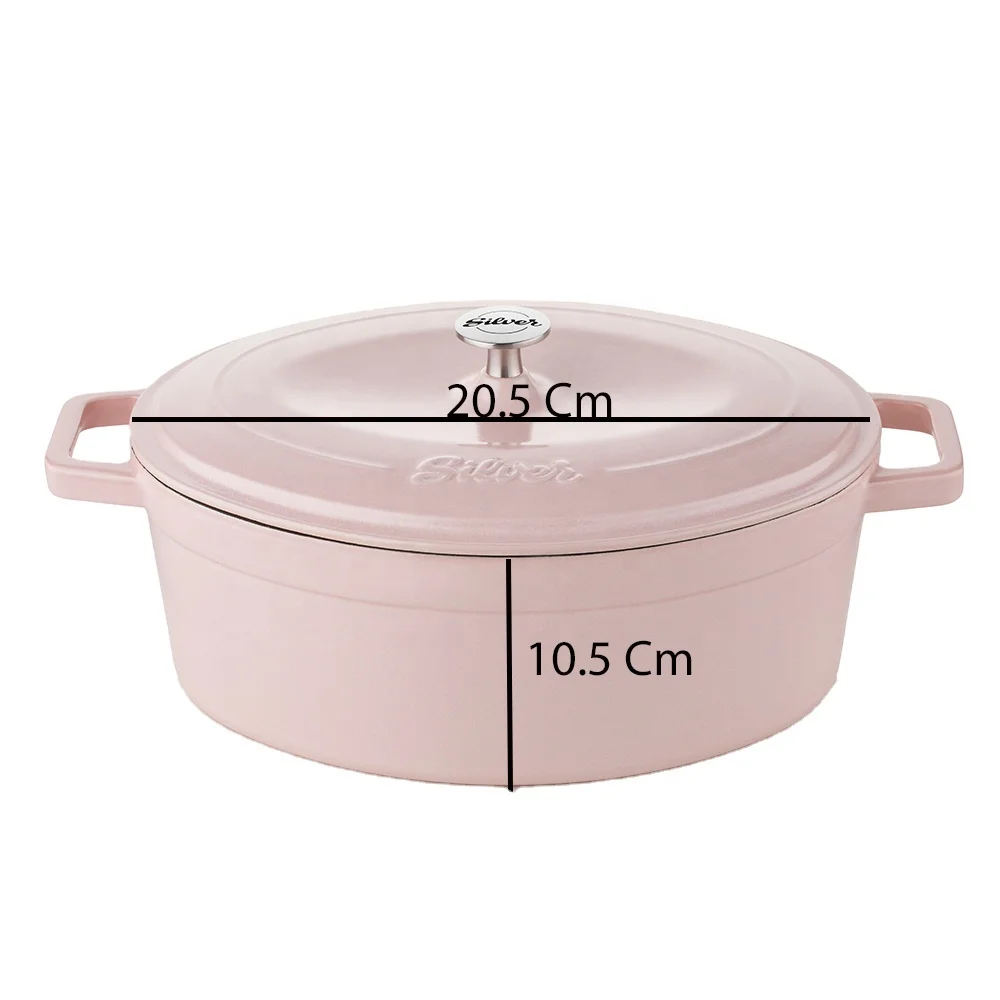 Dutch oven Eco-Friendly cookware enamelled cast iron dutch oven pot original design made in TURKEY