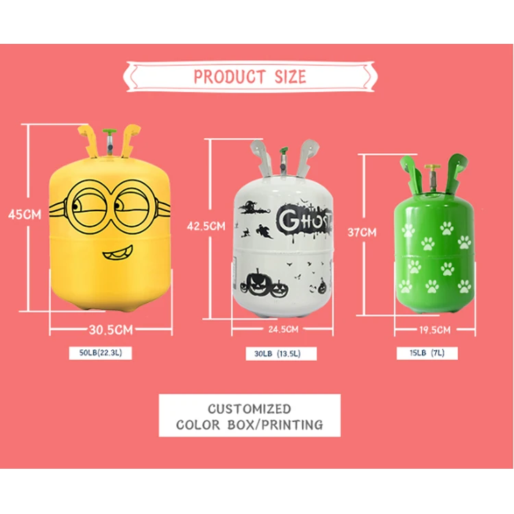 Party Use 13.2L Balloon Price Industrial Helium Gas Tank,Helium Tank Refill