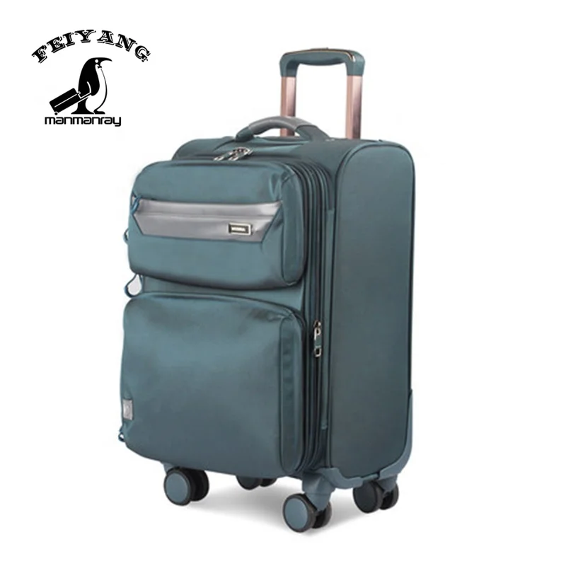 
Hot sale new design durable fabric luggage bags long-distance big capacity luggage carry-on suitcase 