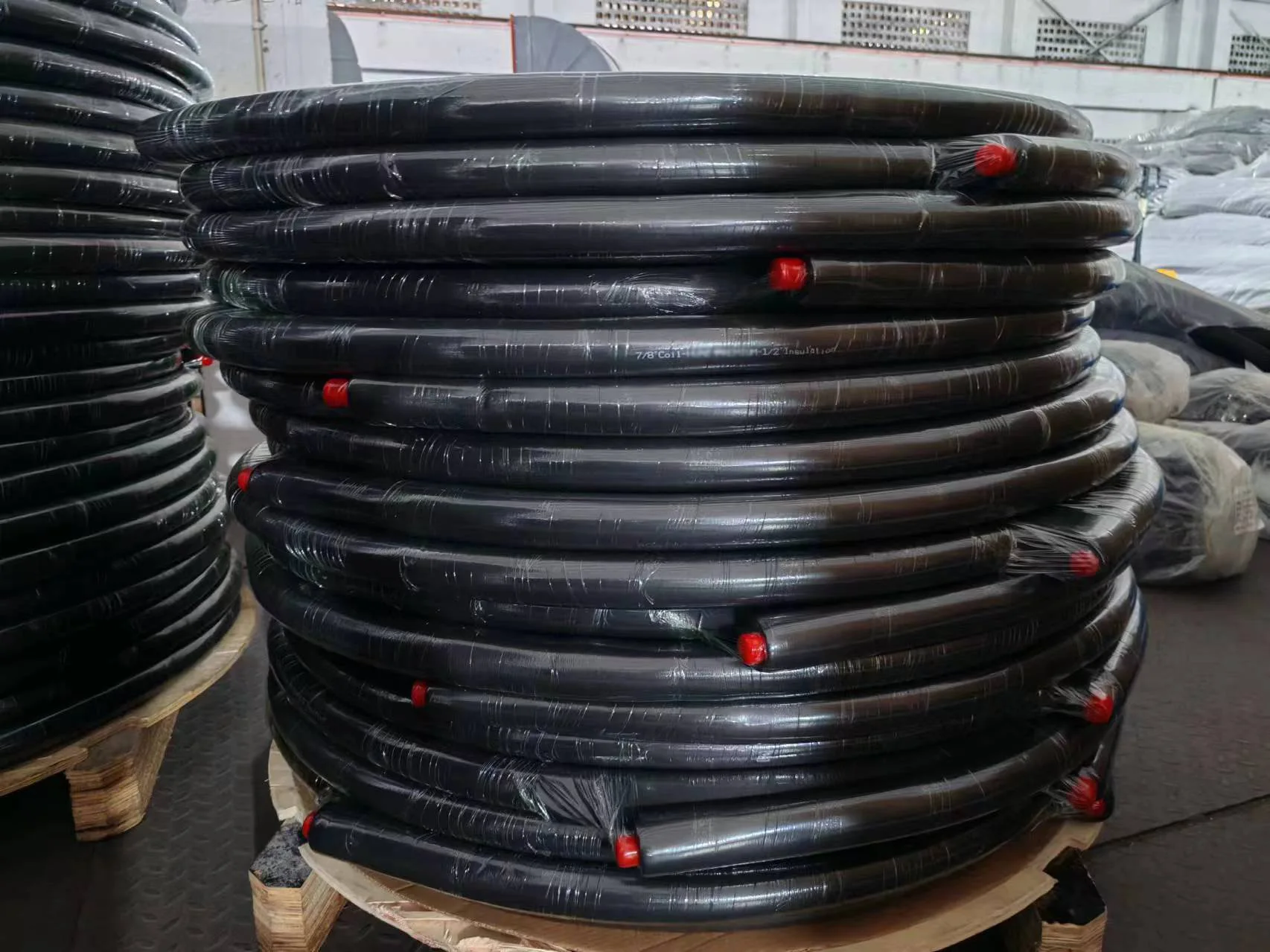 3/8 inch copper pipe non insulated  rubber foam insulation copper tube for air conditioner HVACR