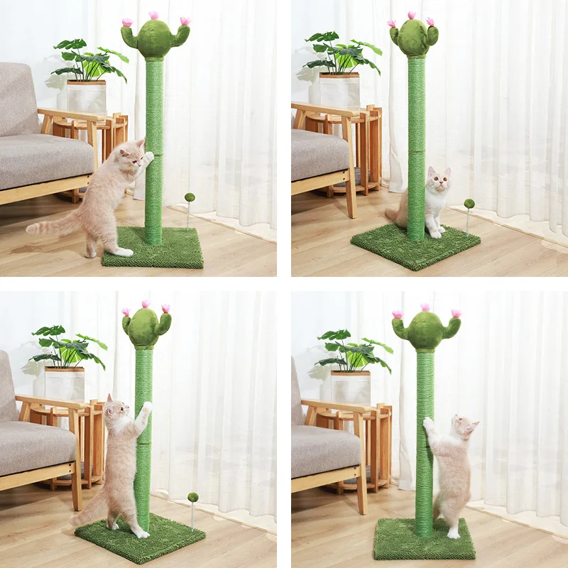 High Quality Modern Designer Flower Diy Activity Big Solid Cat Climbing Frame Cat Trees Scratcher