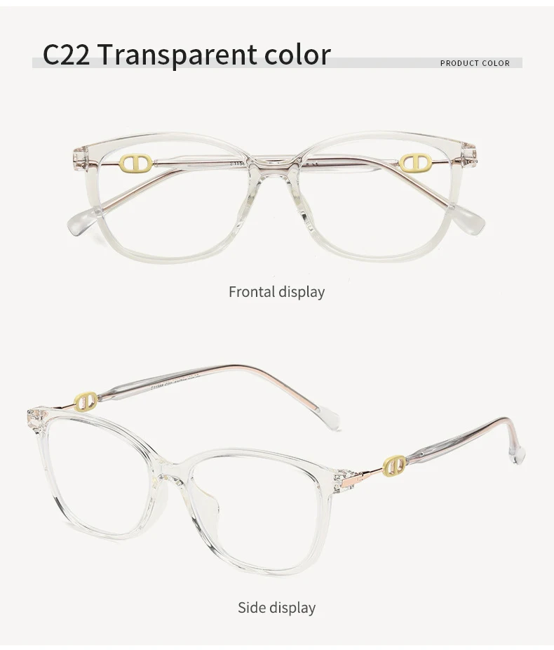 S11588 Profession square frame TR90 Korea stylish cat eye frame optical eyewear frames