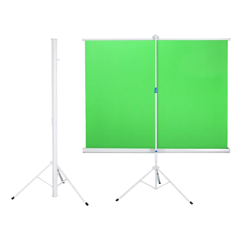 Foldable portable customized  tripod live broadcast green oxford cloth screens