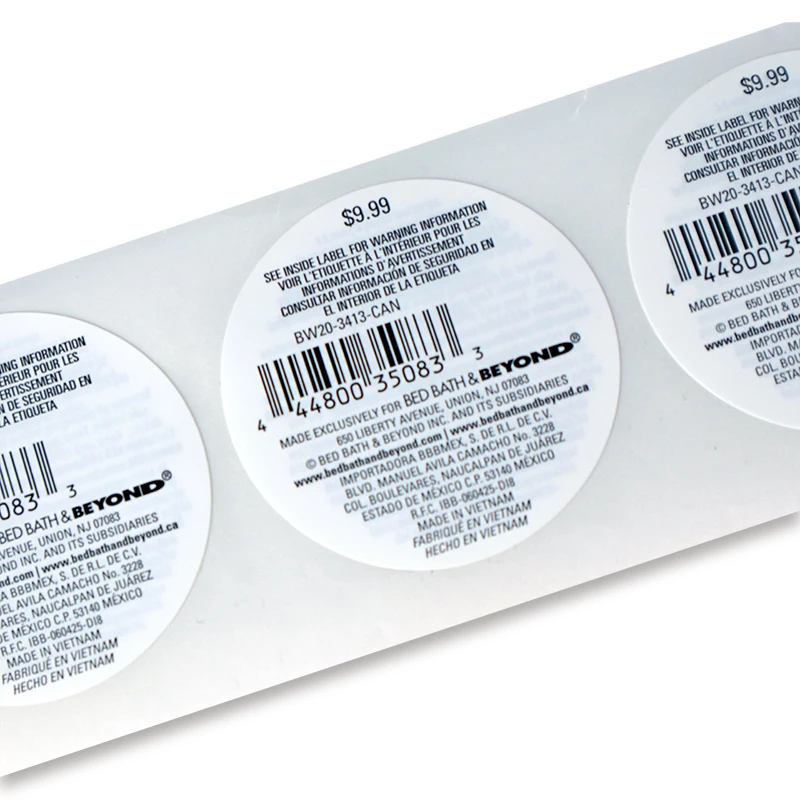 Логотип на заказ, водонепроницаемая упаковка продуктов, липкий клей, этикетка-наклейка с принтом