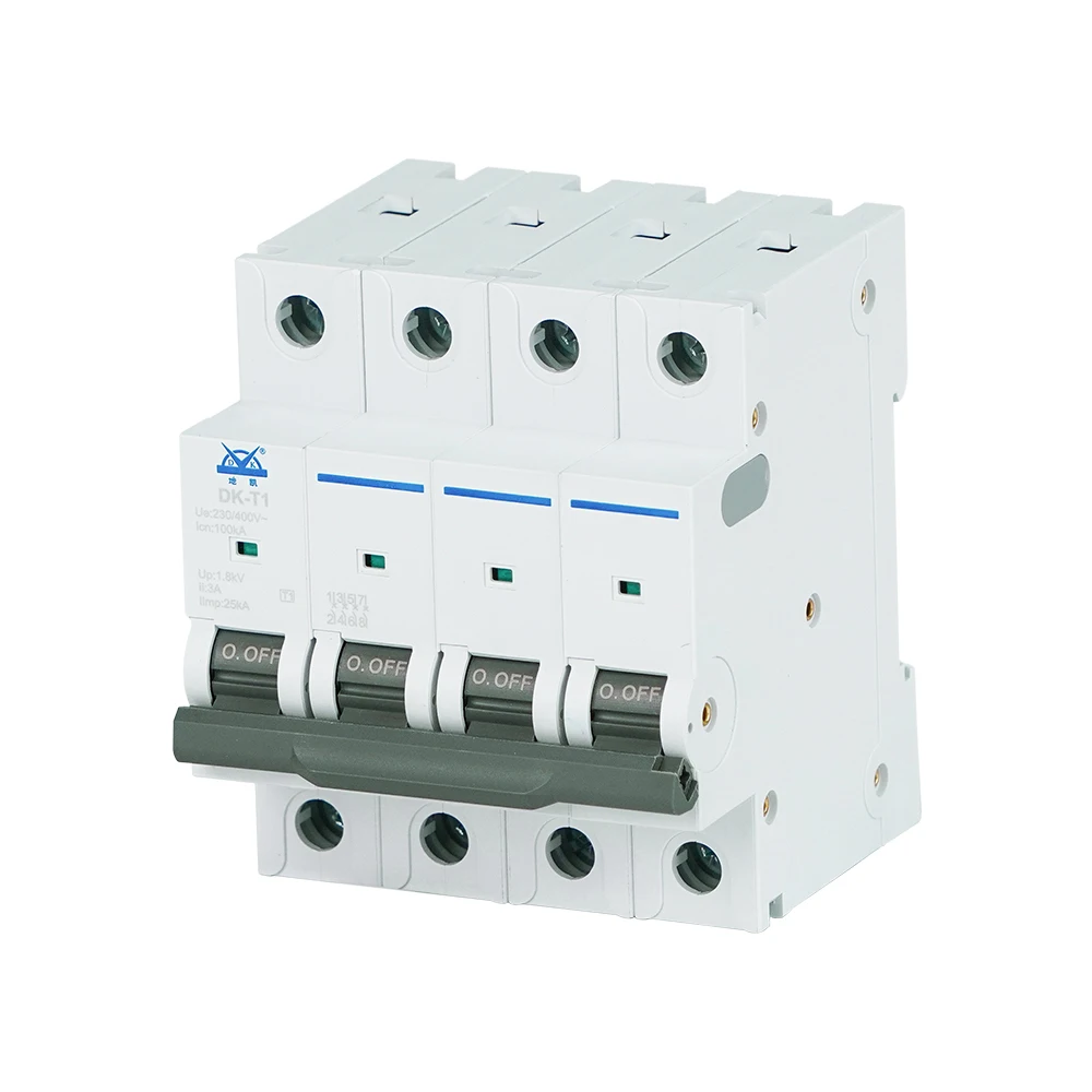 Solar Surge Protector SPD Dc Power Supply Protector SCB Back-up Protector 12.5ka T1 T2