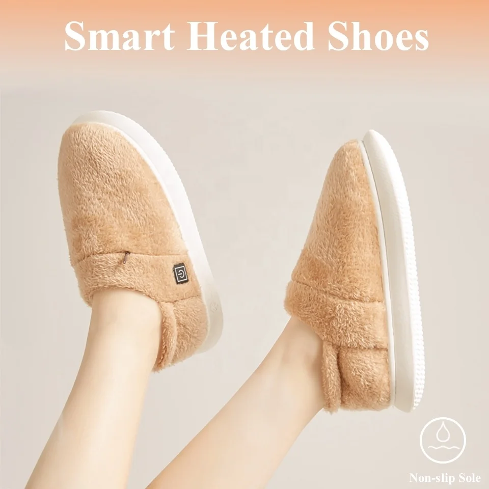 2023 High Quality Designer Womens Heated Casual Shoes Foot Warmer OEM Winter Smart Heating Shoes for Women
