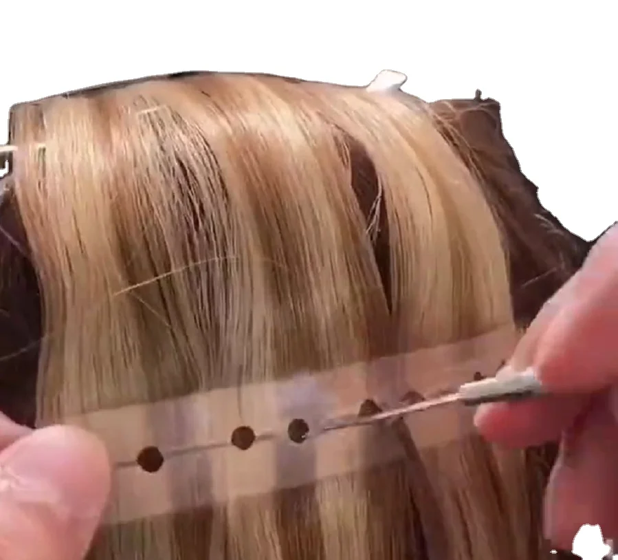 Physical tape hair Best selling wholesale price Silky Straight Raw Remy human invisible seamlesss tape in hair extensions
