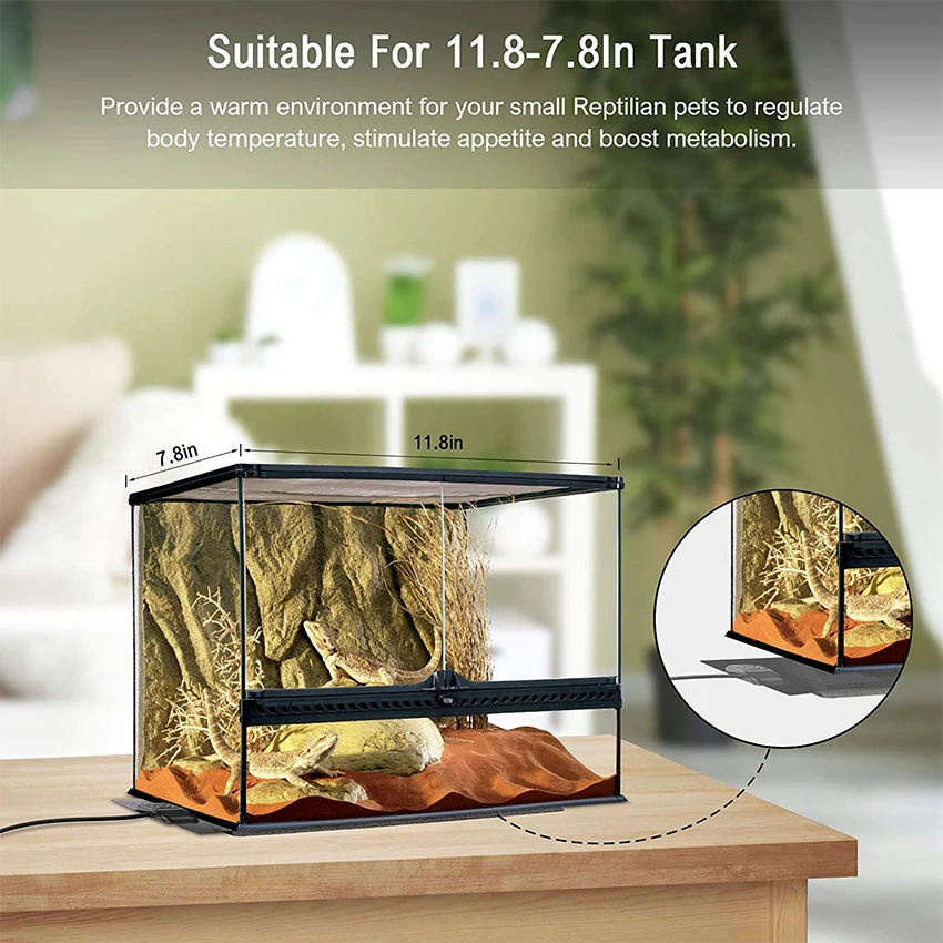 Fashion Hot Selling Thermostat Heat Mat Heater Terrarium Large Reptile Heating Pad Tank Warmer For Fish