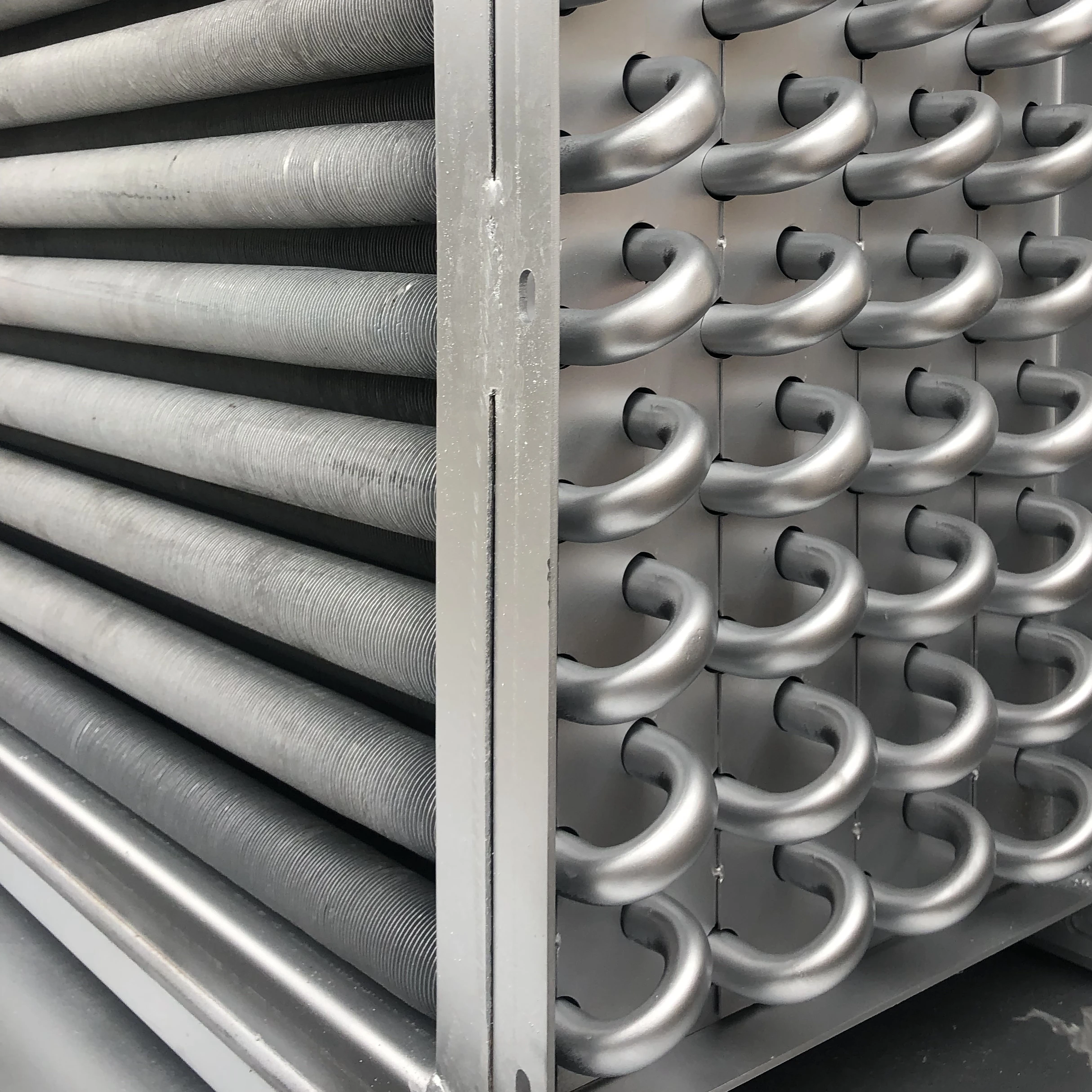 Промышленный Воздушный поток из нержавеющей стали ребристая трубка холодный теплообменник радиатор