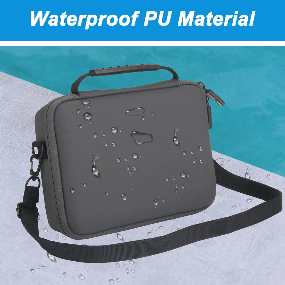 Customized Zippered Waterproof Hard Protective EVA Carry Case Travel Bag with Handle