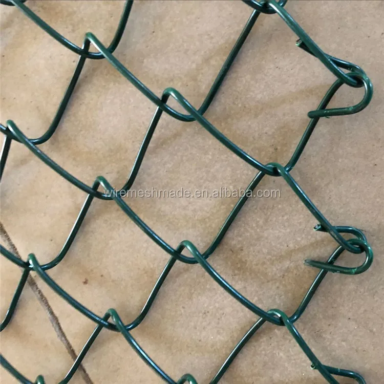 Hot Dipped Galvanized 8ft Chain Link Fence Roll PVC Coated Diamond Cyclone Wire Mesh Fence