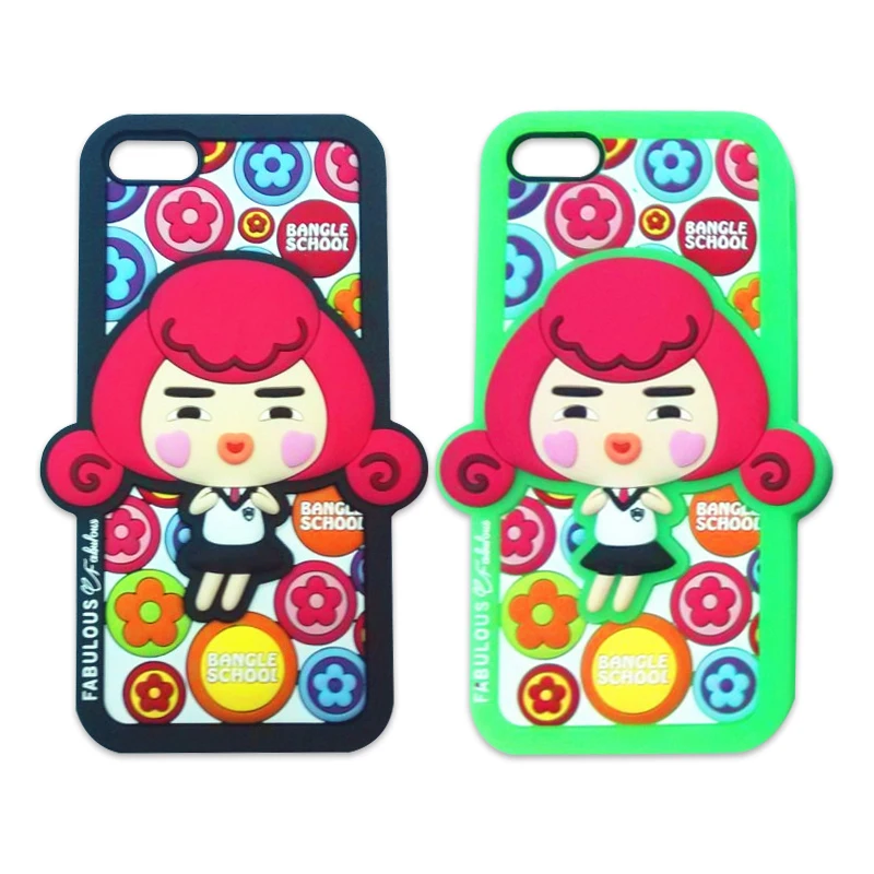 
3D silicone waterproof phone case custom phone case couple models phone cover 