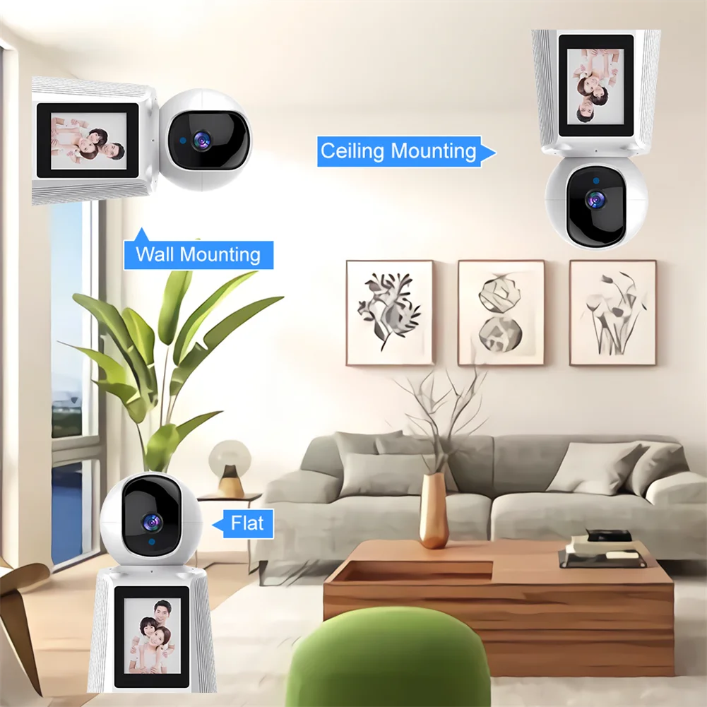 HD 2MP Smart Wifi Video Calling Home Cctv Security Camera baby monitor with camera and app two-way audio