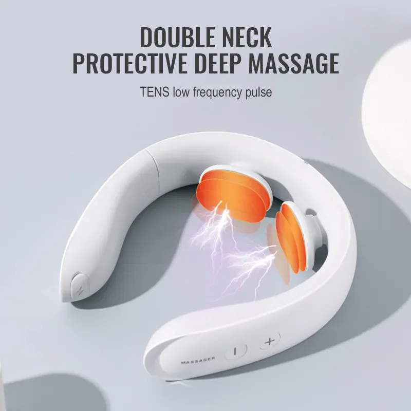 Neck and Shoulder Pain Relief, Intelligent Wireless Portable 3D Massager for Home, Office, Sport, Car and Travel