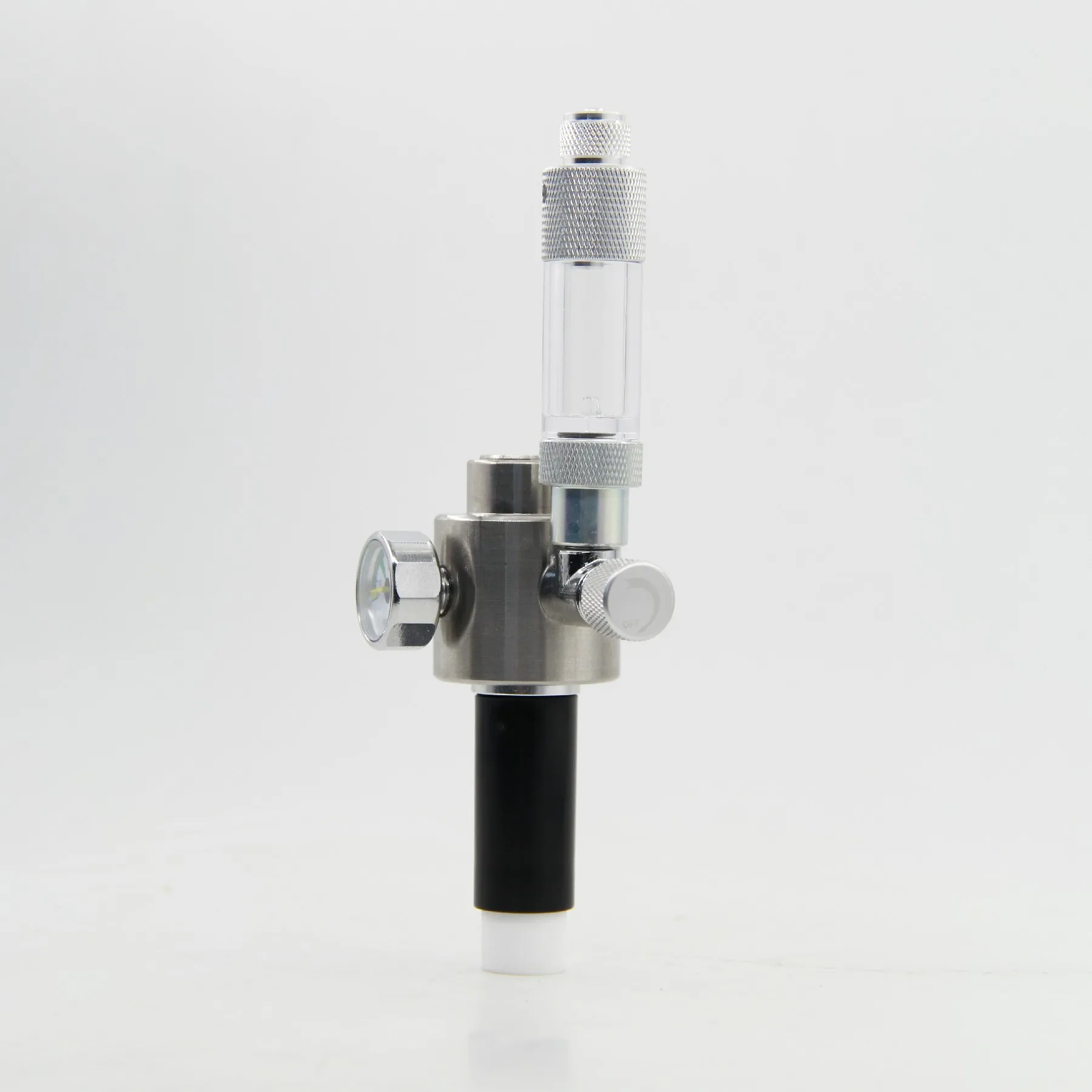DEM C01-10-600 4L  Stainless Steel  Single Gauge  Aquarium  CO2 Cylinder Generator