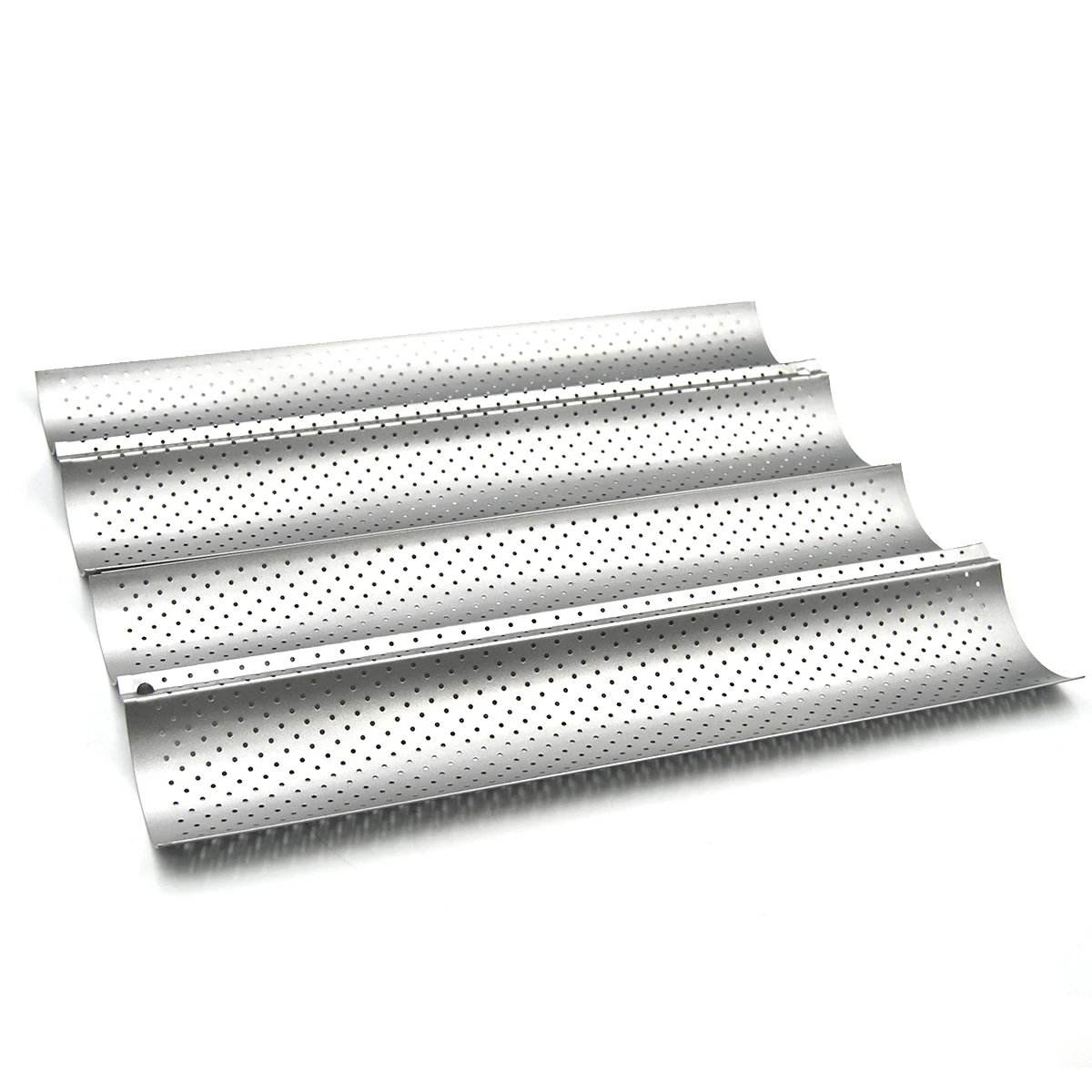 
OEM ODM 2 3 4 Waves Loaves French Bread Mold Perforated Baguette Tray Baking Pan 