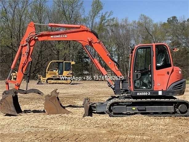 Б/у экскаватор б/у Кубота KX080-3 Kubota 8 тонный гусеничный