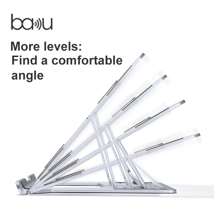 Hot sale Foldable Stainless steel laptop stands laptop stand adjustable monitor and laptop stand For Living