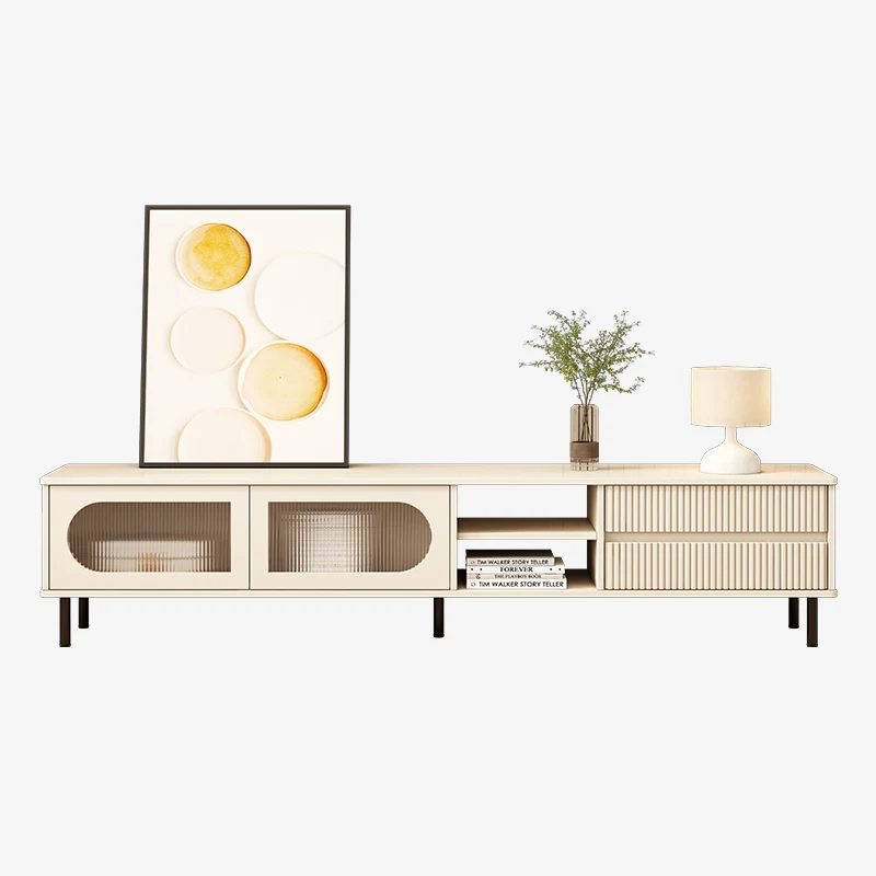 Modern living room fashionable decoration Nordic light luxury style design TV cabinet