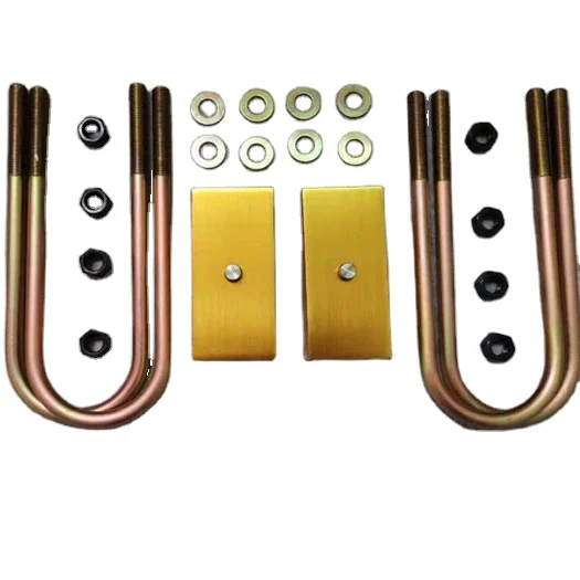 Steel Spacers Suspension 2 inch Blocks Rear Lower Leveling Kit For Hilux Triton Dmax Navara Ranger